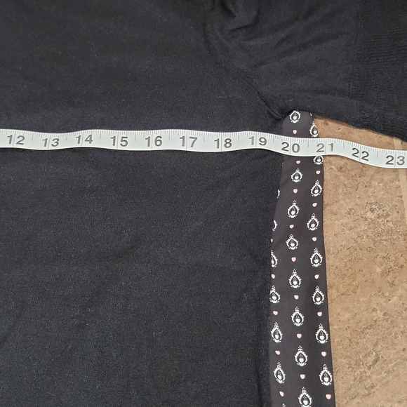 Ann Taylor LOFT Womens Size Med Wool Multicolor Mixed Media Pullover Sweater - Picture 5 of 10